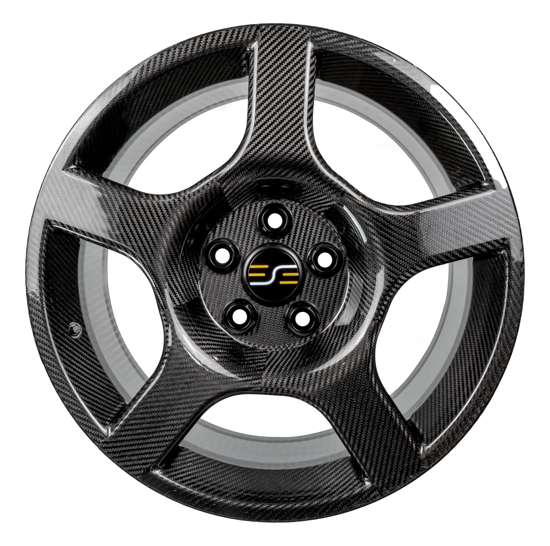The E2 carbon fiber wheel.
